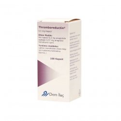 Тромборедуктин (Анагрелид) капс. 0,5 мг 100шт в Хасавюрте и области фото