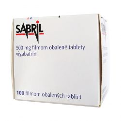 Сабрил (Вигабатрин) таблетки 500мг №100 (100 таблеток) в Хасавюрте и области фото
