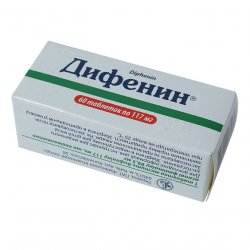 Дифенин (Фенитоин) таблетки 117мг №60 в Хасавюрте и области фото